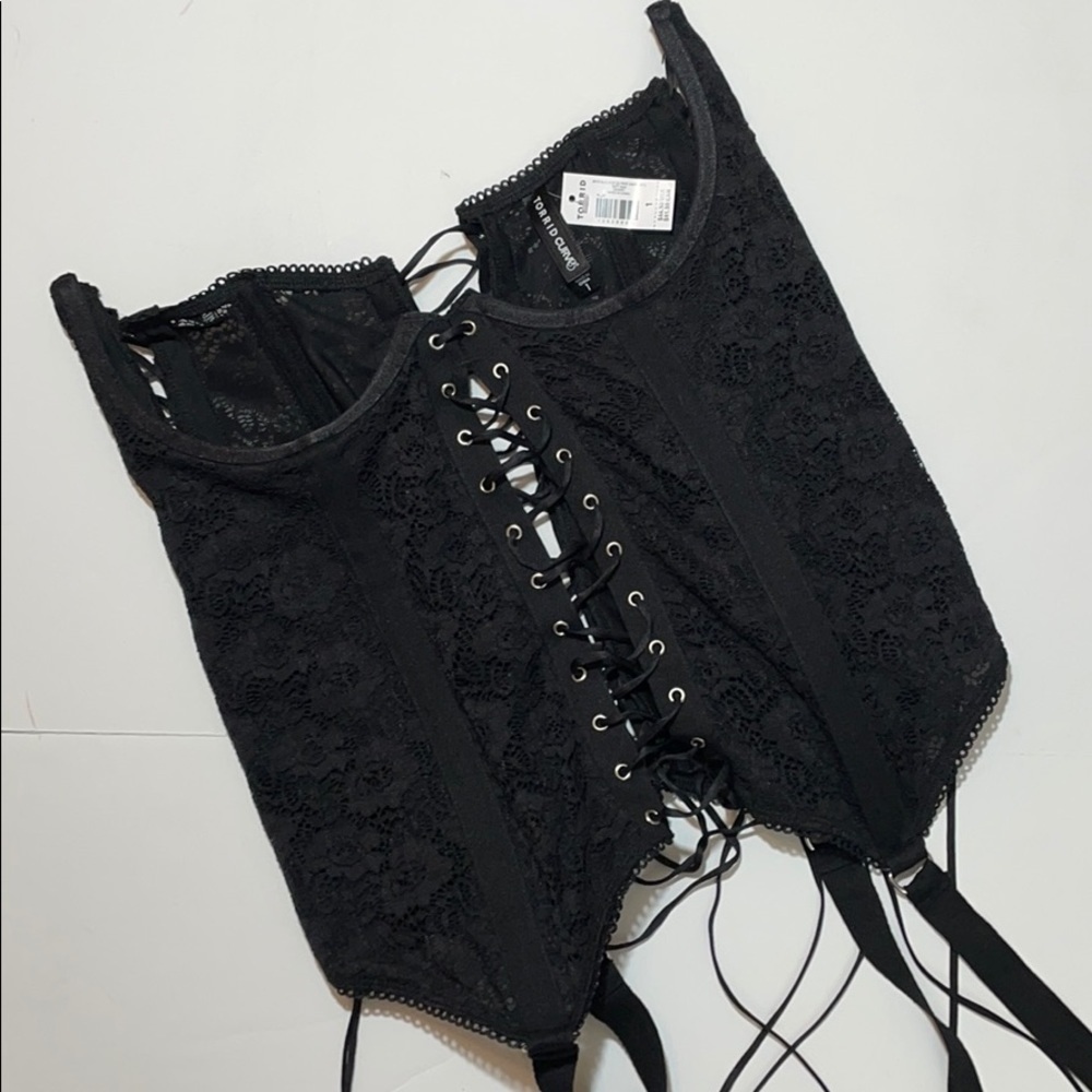 Torrid 🔥😍 sexy lace corset bustier 1 plus - Picture 4 of 7